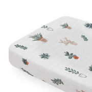 Cotton Muslin Changing Pad Cover - Prickle Pots