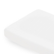 Cotton Muslin Changing Pad Cover - White