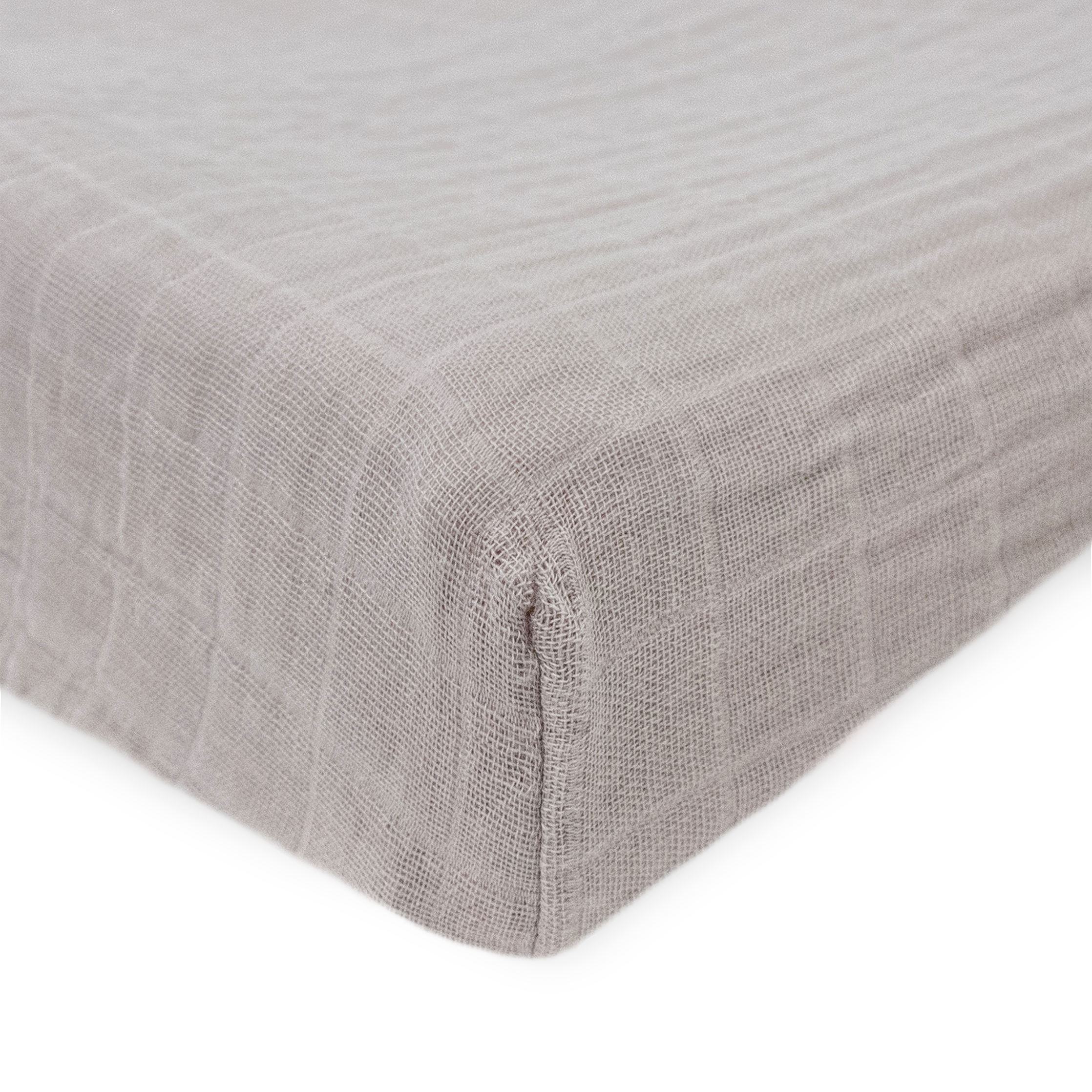 Cotton Muslin Changing Pad Cover - Porpoise