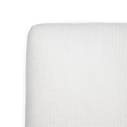 Organic Cotton Muslin Crib Sheet - Sand Stripe