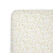 Organic Cotton Muslin Crib Sheet - Floral Field