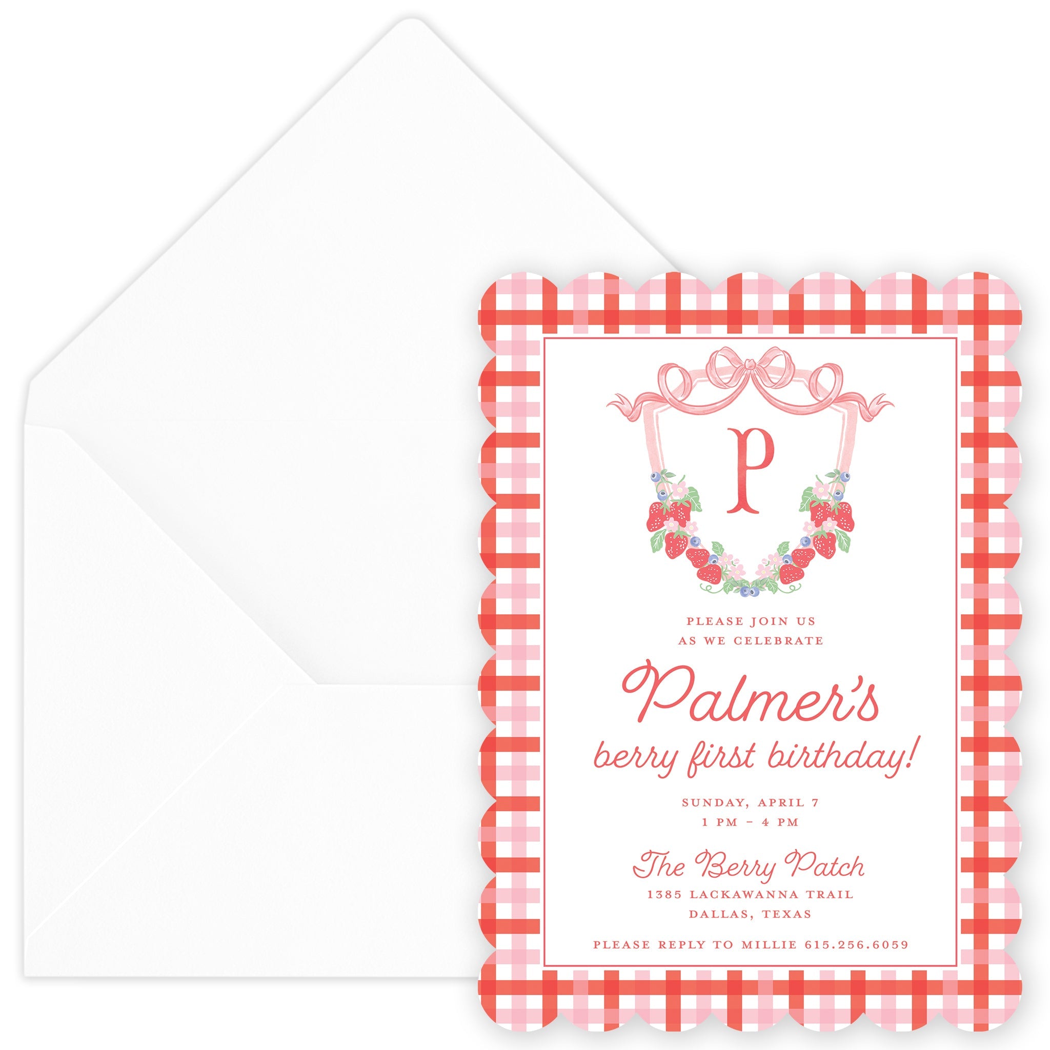 Berry Sweet Party Invitation