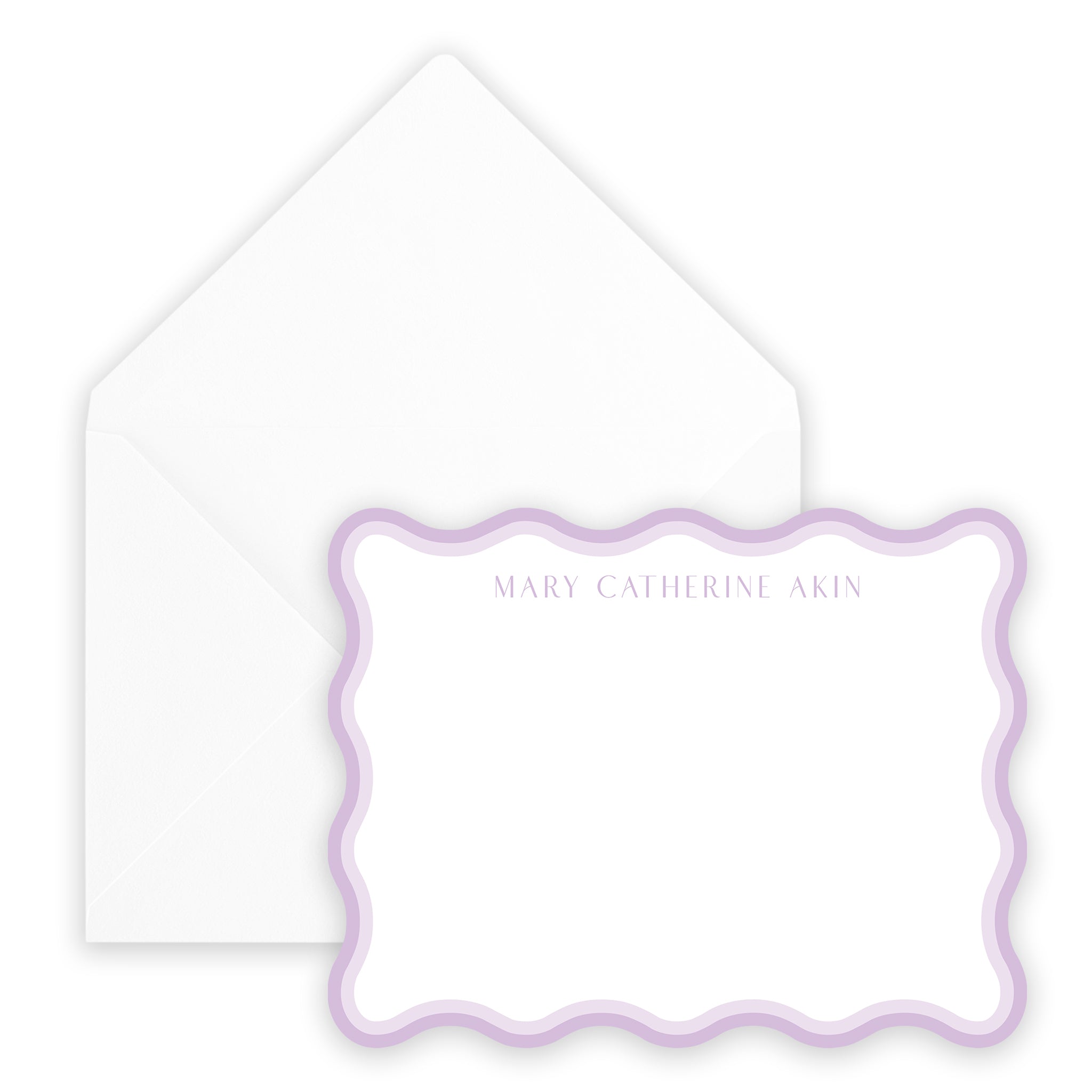 Lavender Wave Notecard