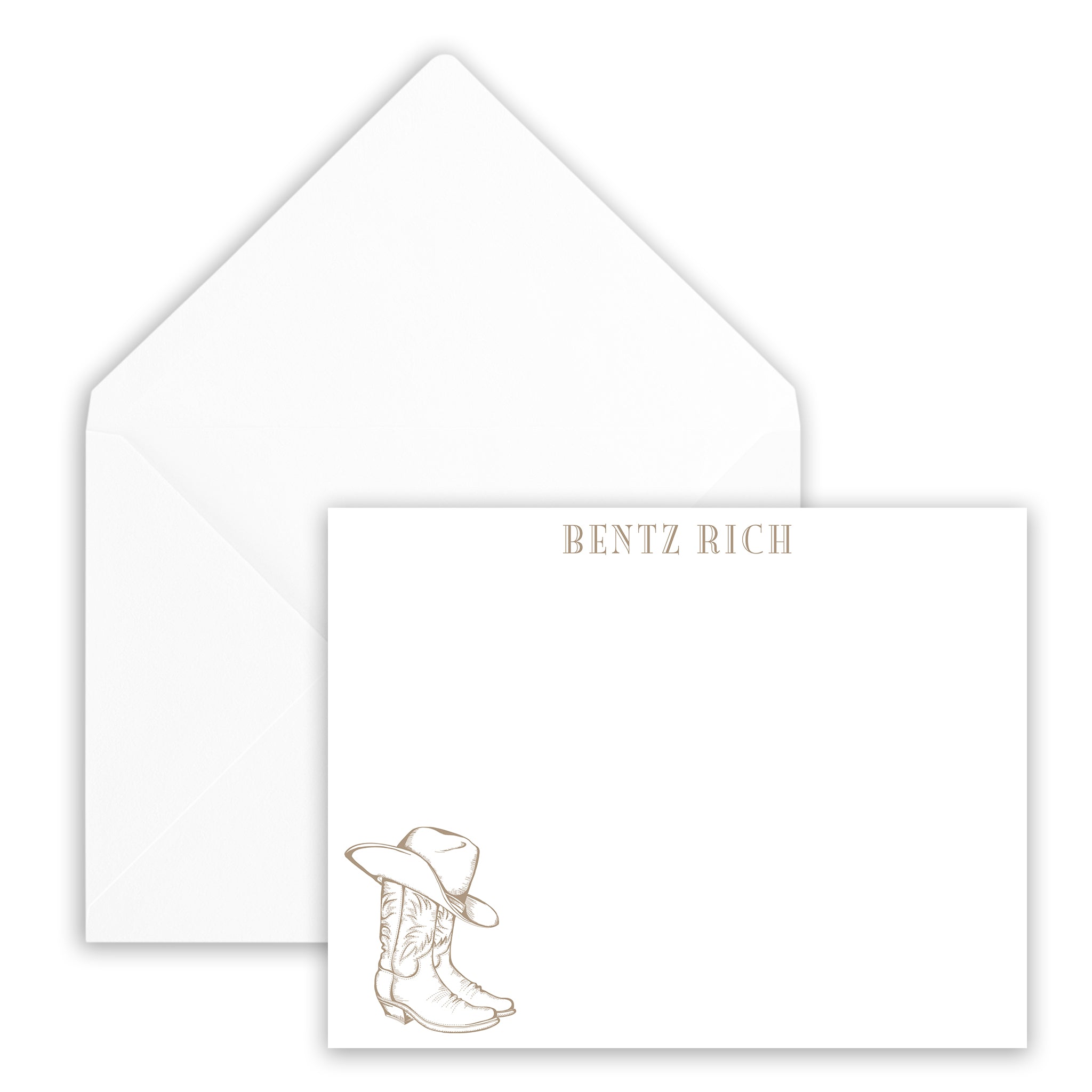 Cowboy Notecard