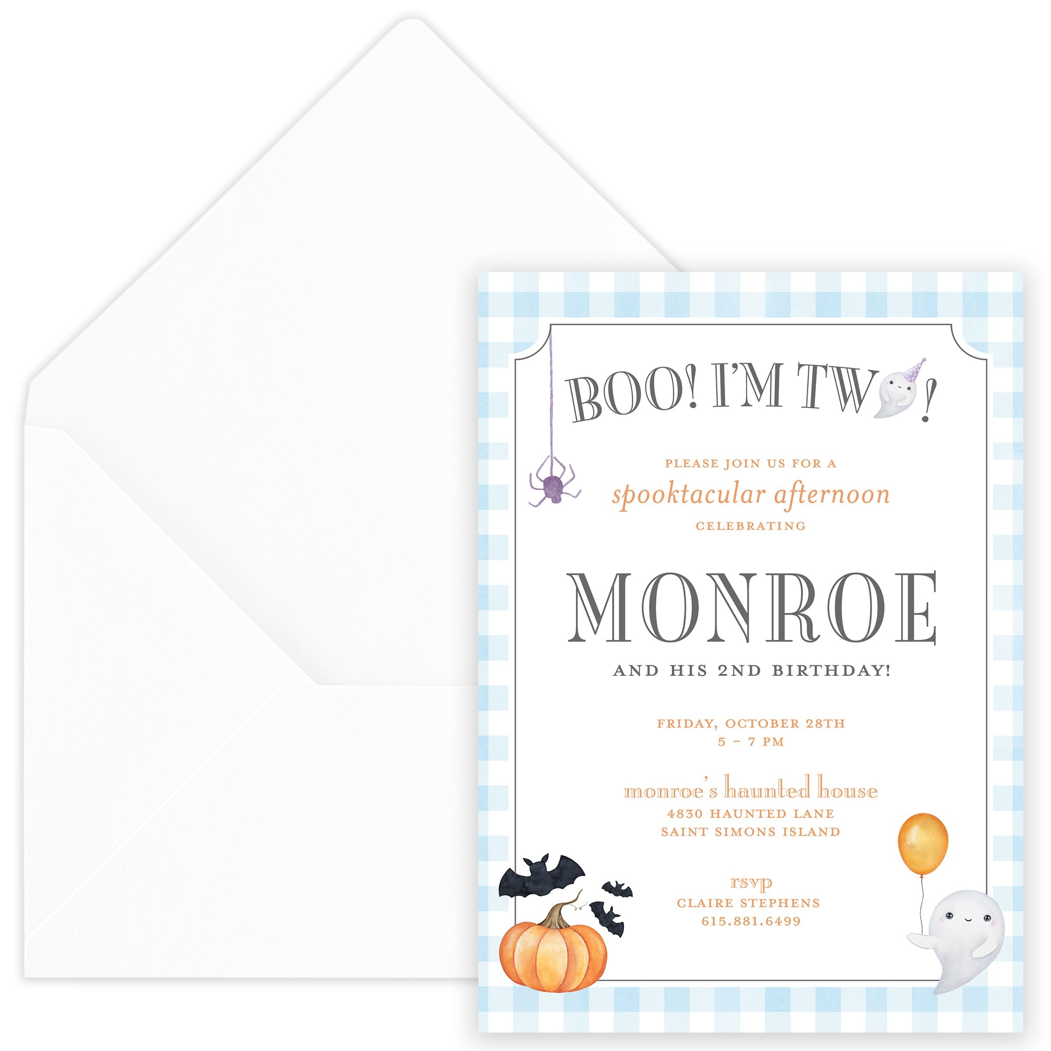 Sweet & Spooky Birthday Invitation