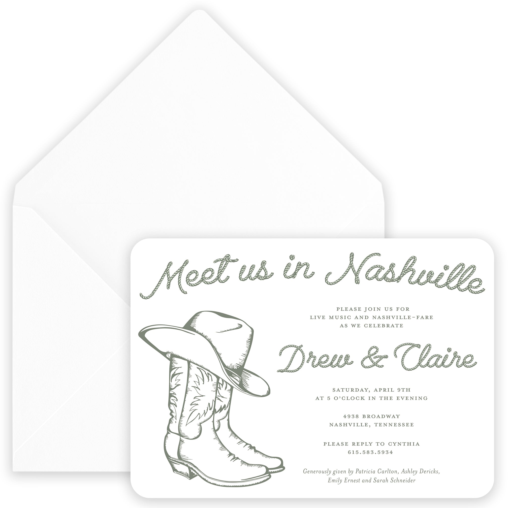 Nashville Party Invitation