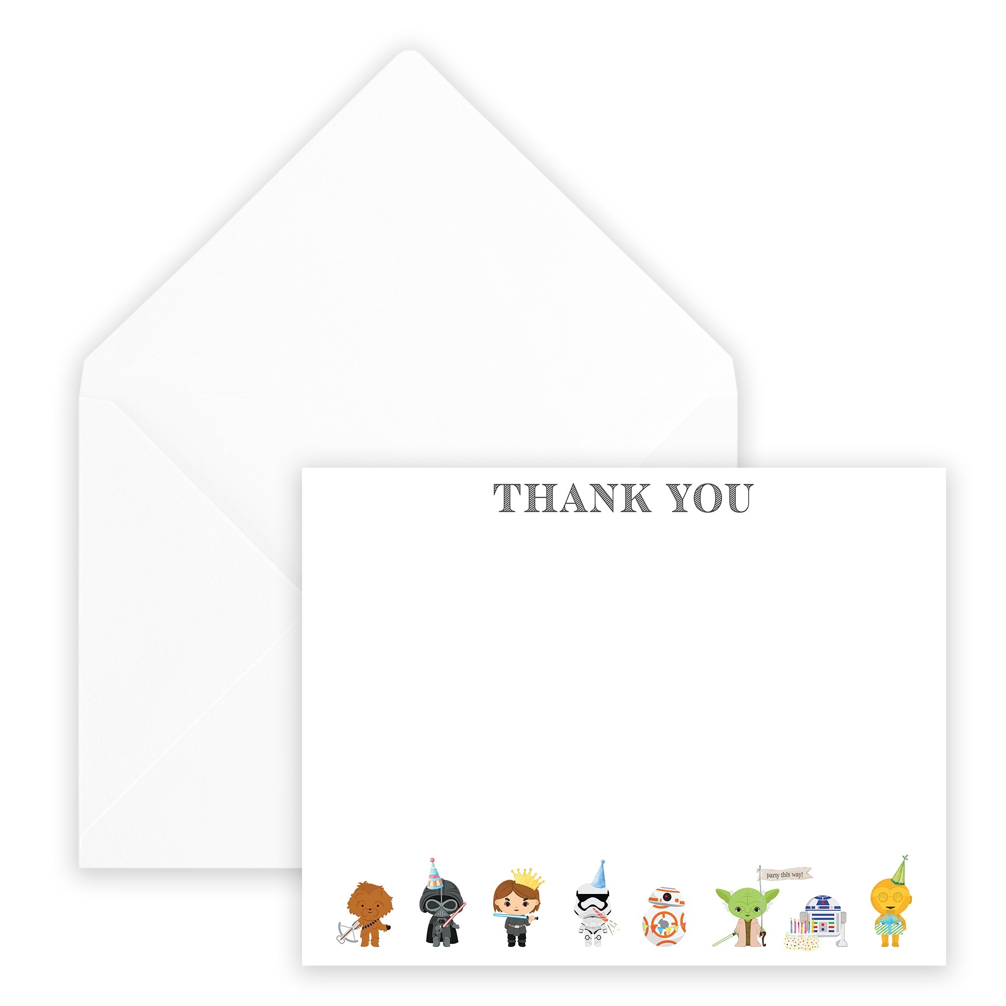 Young Jedi Thank You Note