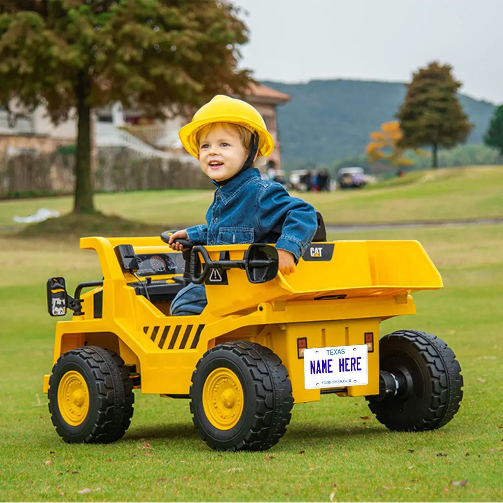 Custom Kids’ Ride-on Car License Plate