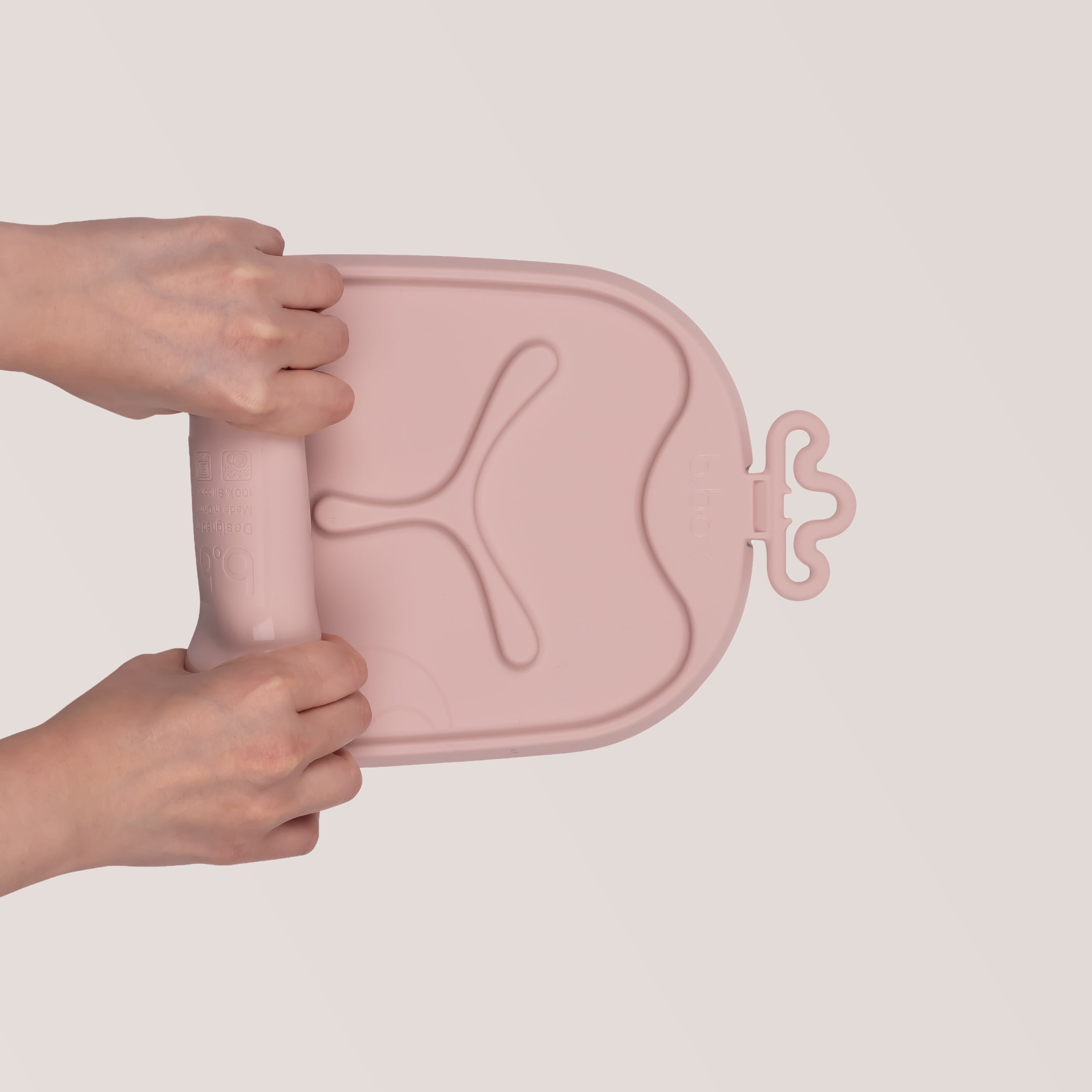 Roll + Go Mealtime Mat - Blush
