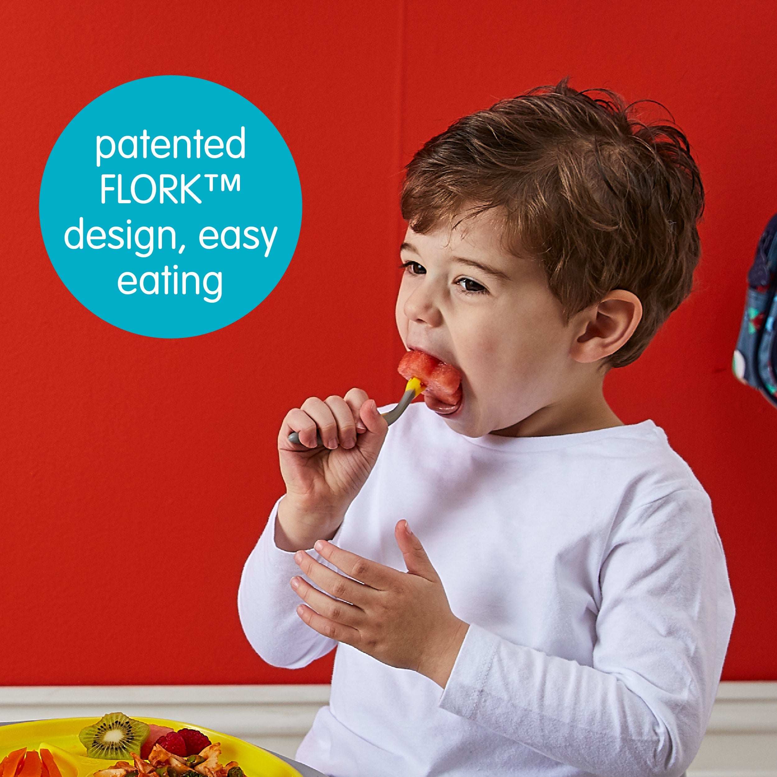 Toddler Cutlery Set - Passion Splash