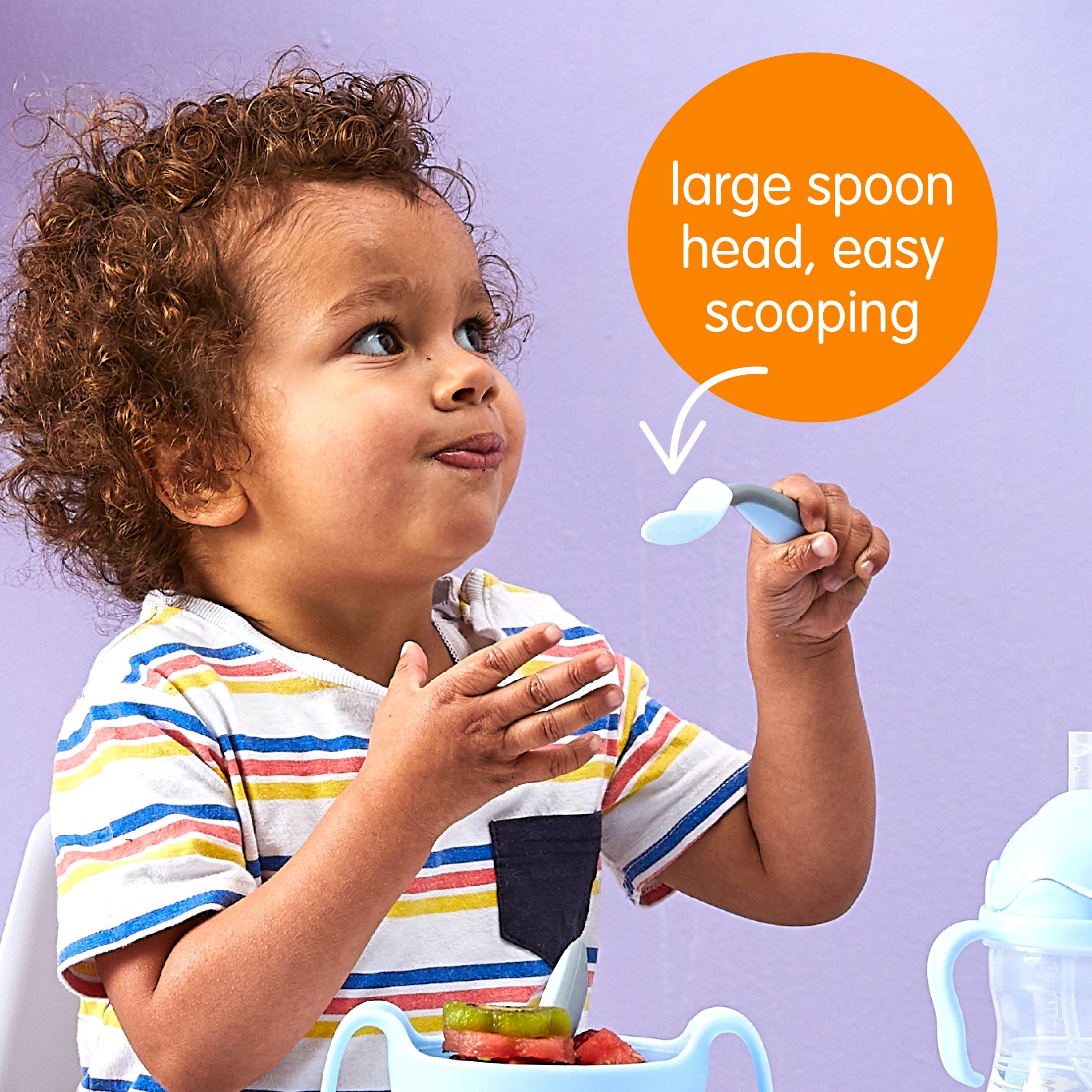 Toddler Cutlery Set - Passion Splash
