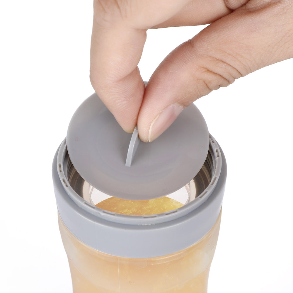 Haakaa Silicone Baby Food Dispensing Spoon With Cap 1 Pk