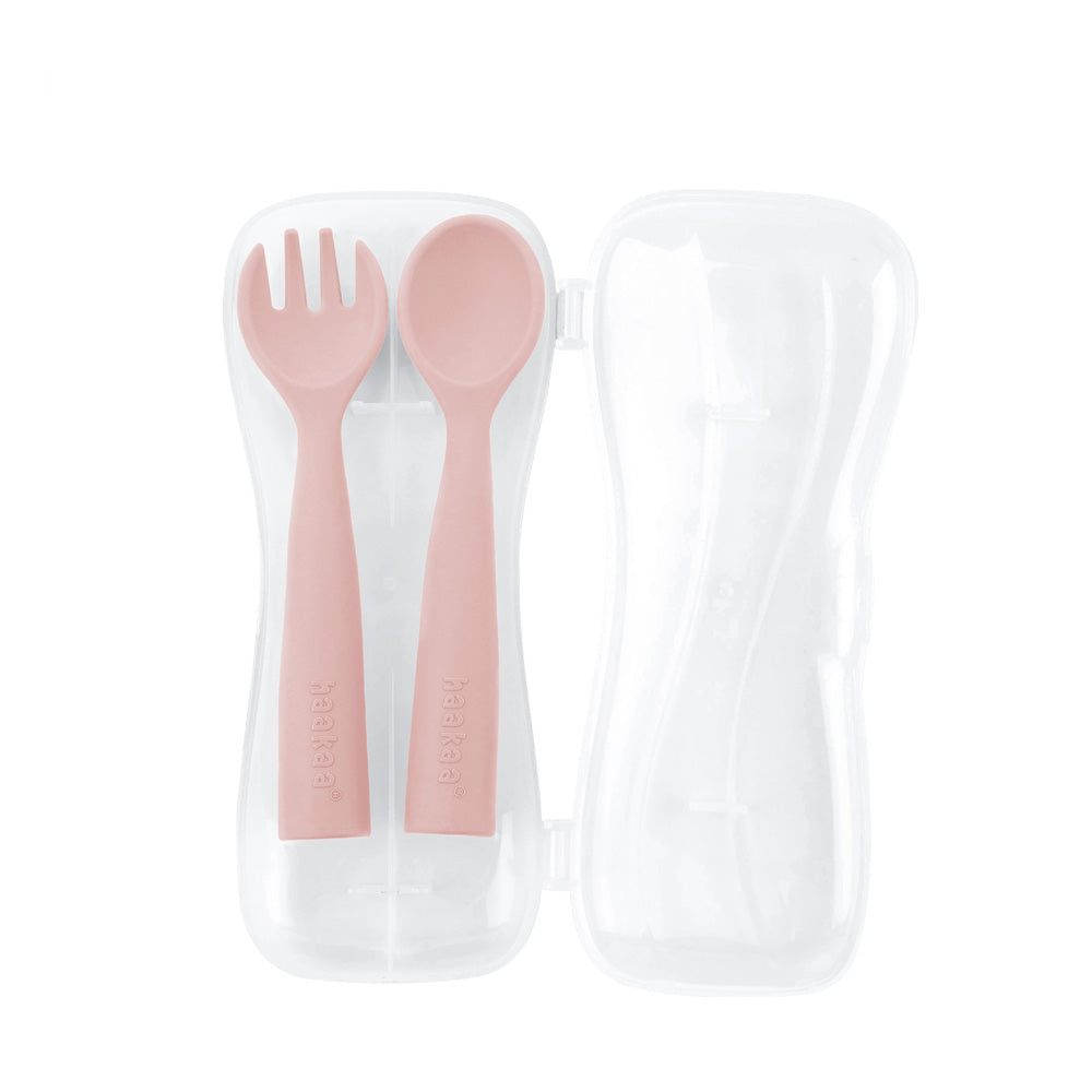 Haakaa Bendy Silicone Cutlery Set