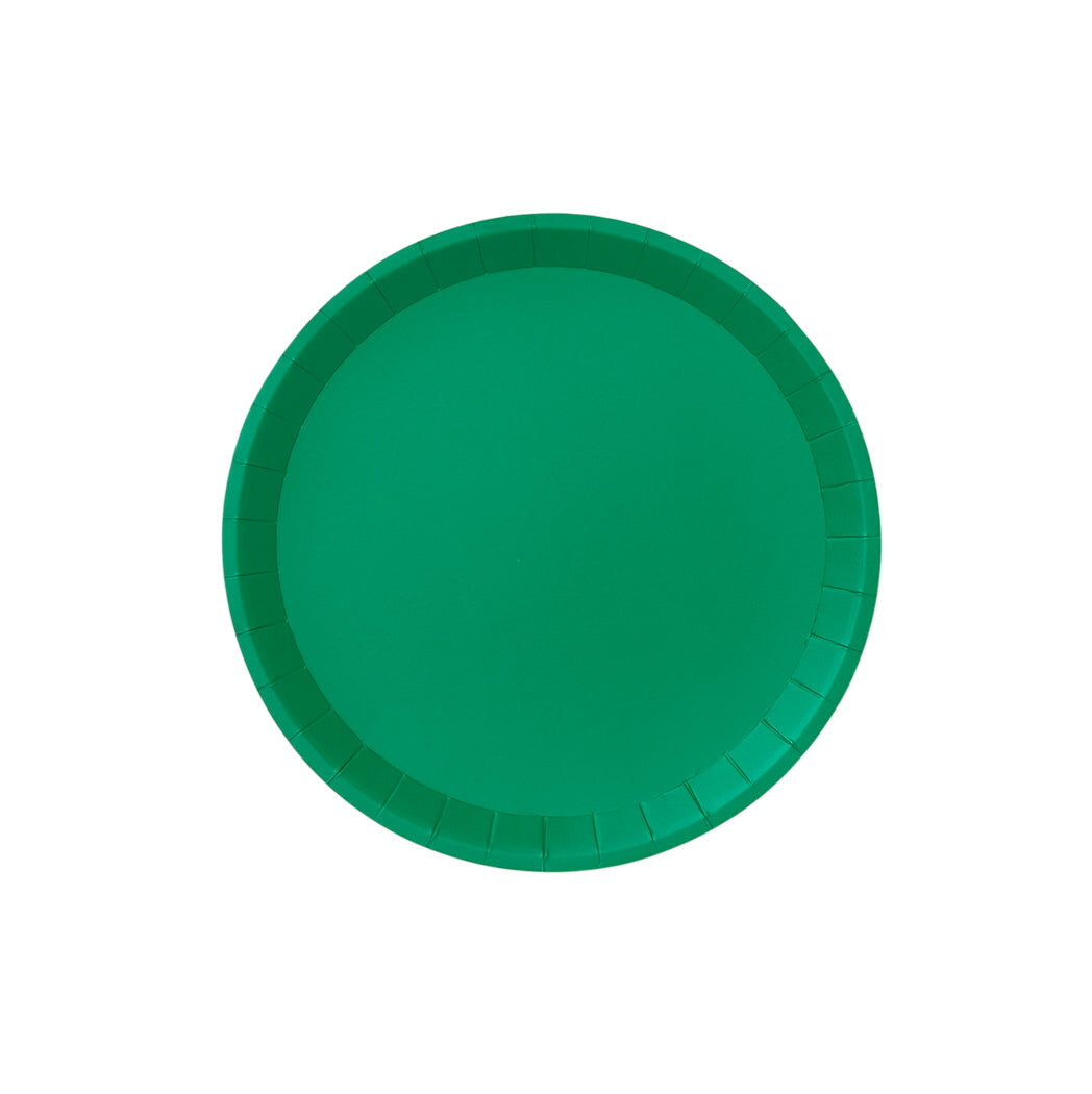 Green Classic Large Plates (10 Per Pack)