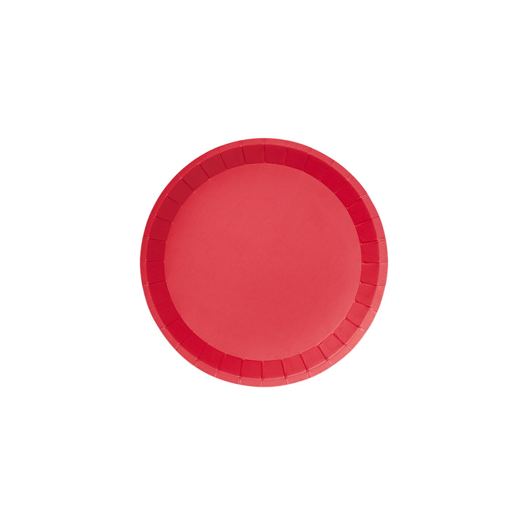 Red Classic Small Plates (10 Per Pack)