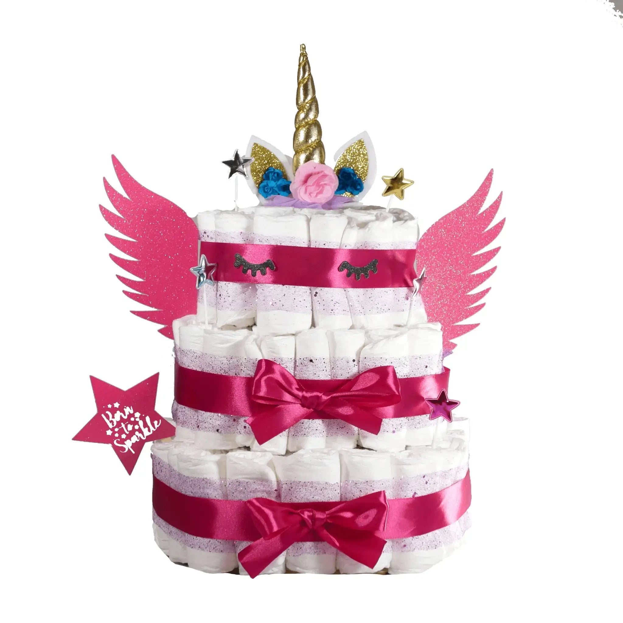 Unicorn Diaper Cake Premium Kit