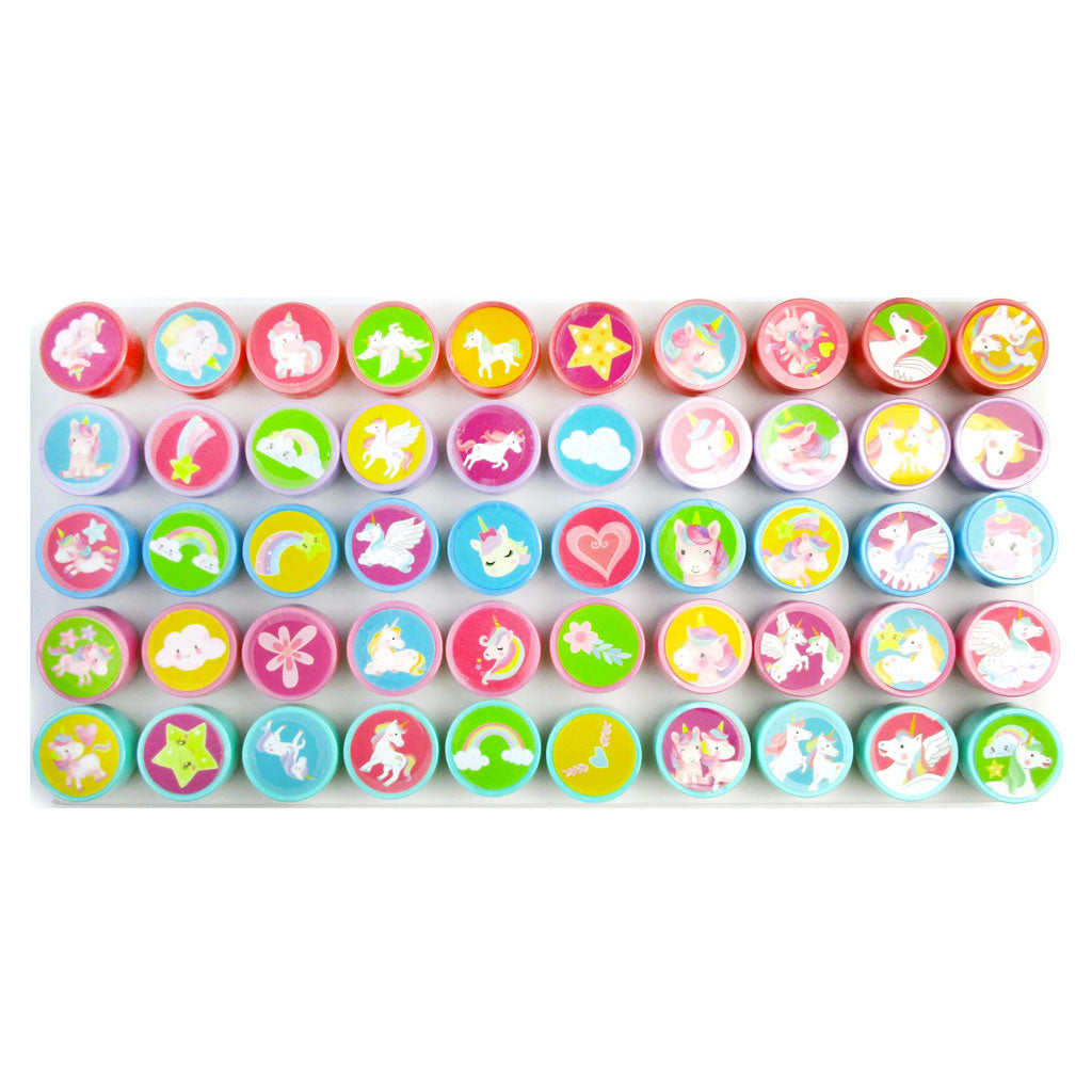 Unicorn Assorted Stampers For Kids - 50 Pcs