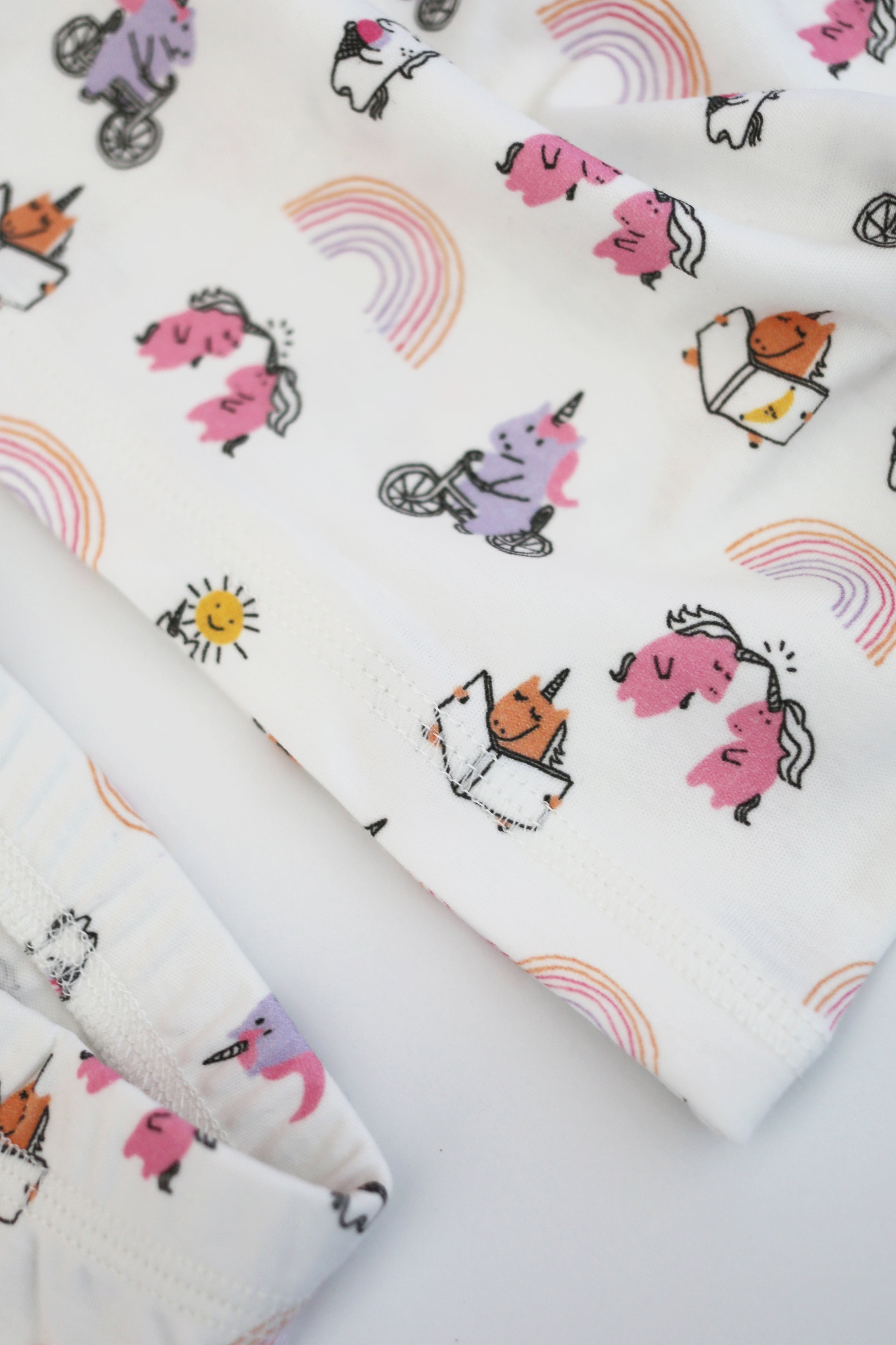 Unicorn Organic Pima Cotton Shorts Pajama Set