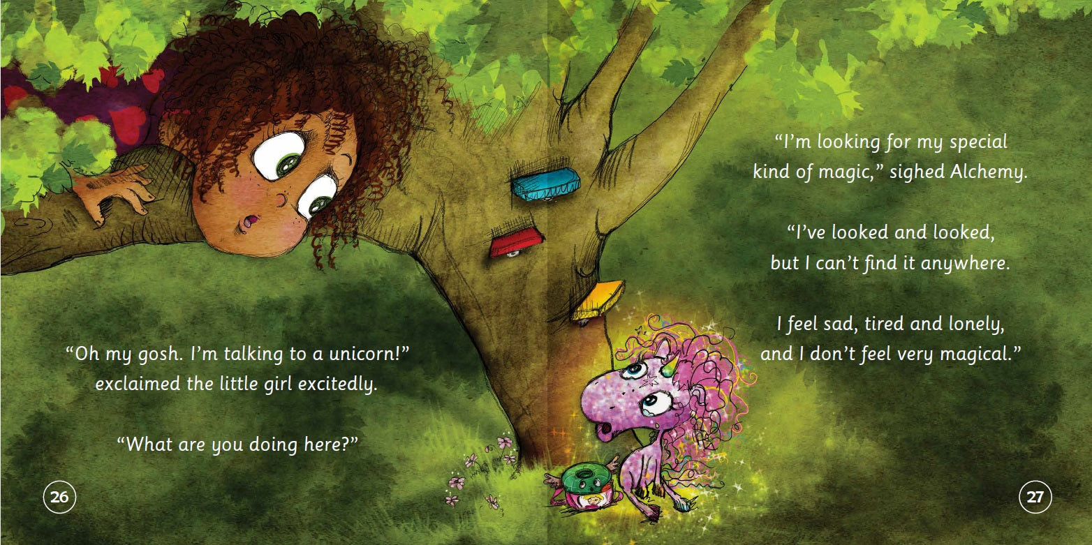 The Unicorn Who Found Her Magic. Helping Children Connect To The Magic Of Being Themselves.