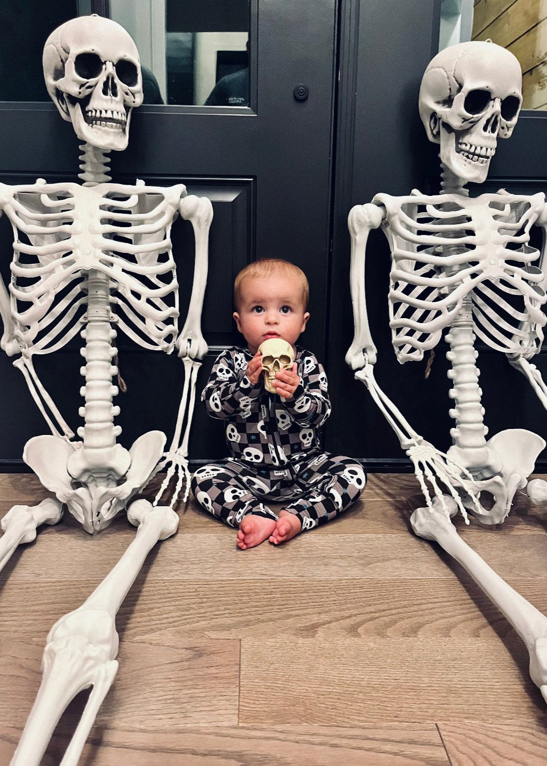 Bamboo Baby Halloween Sleeper | Spooky Skull Pajamas