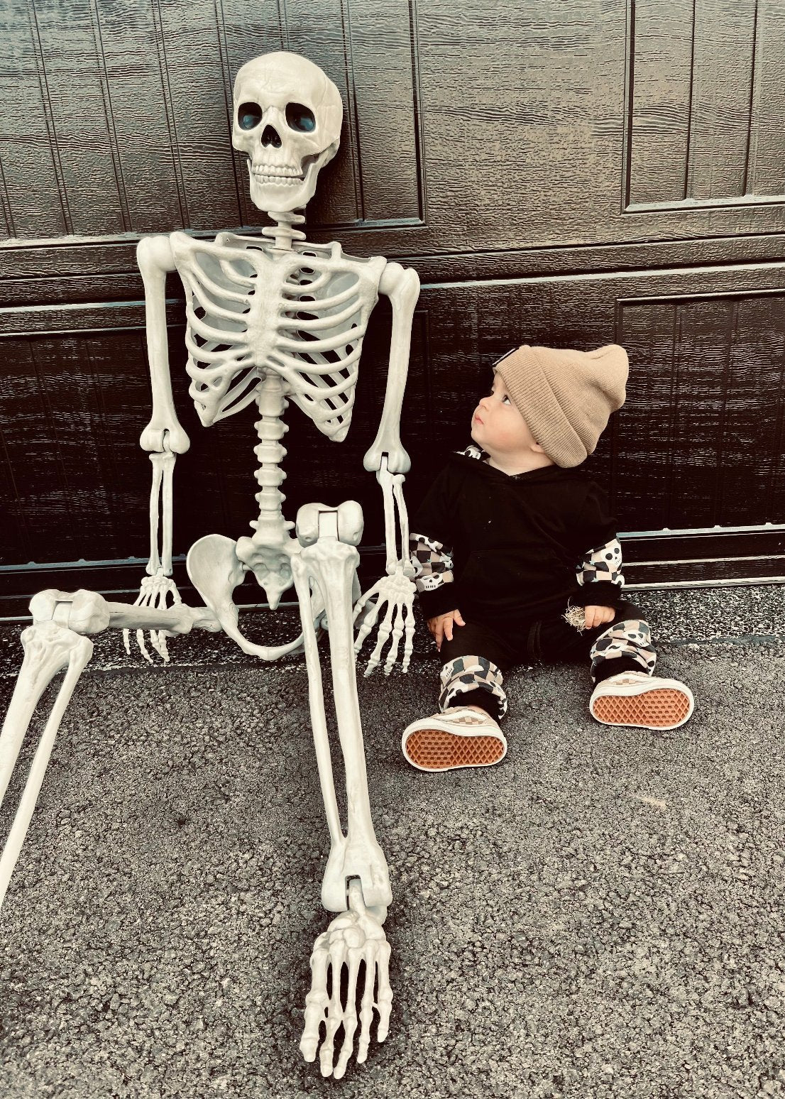 Toddler Halloween Jogger Set | Spooky Skulls