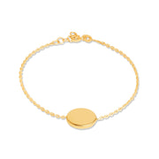 Mysha Personalized Eternal Initial Circle Bracelet