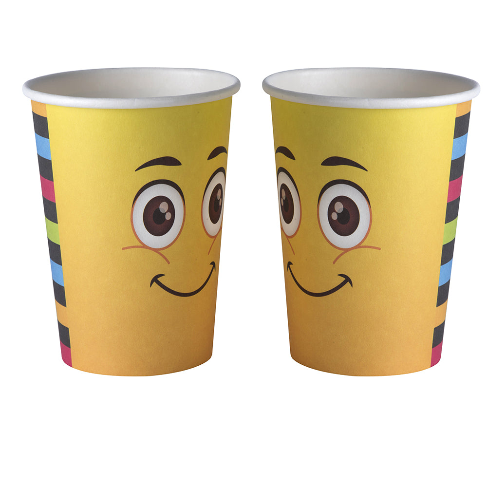 Emoji Party Paper Cups 9 Oz 100 Pack