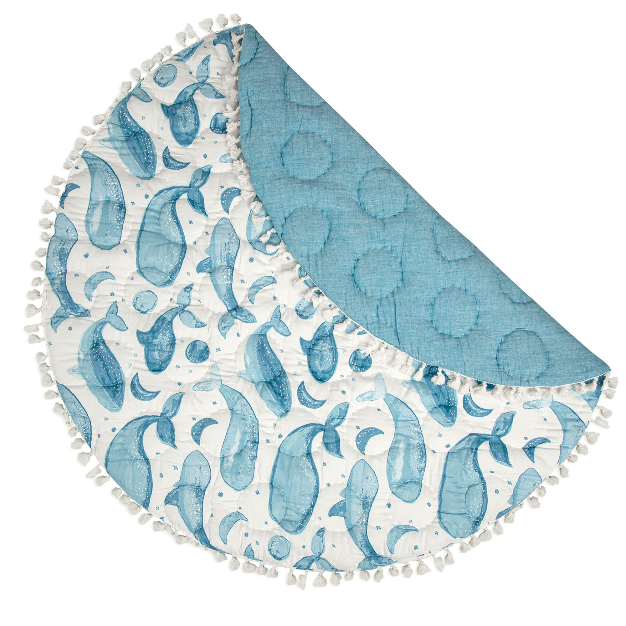 Caspian Quilted Playmat – Whale