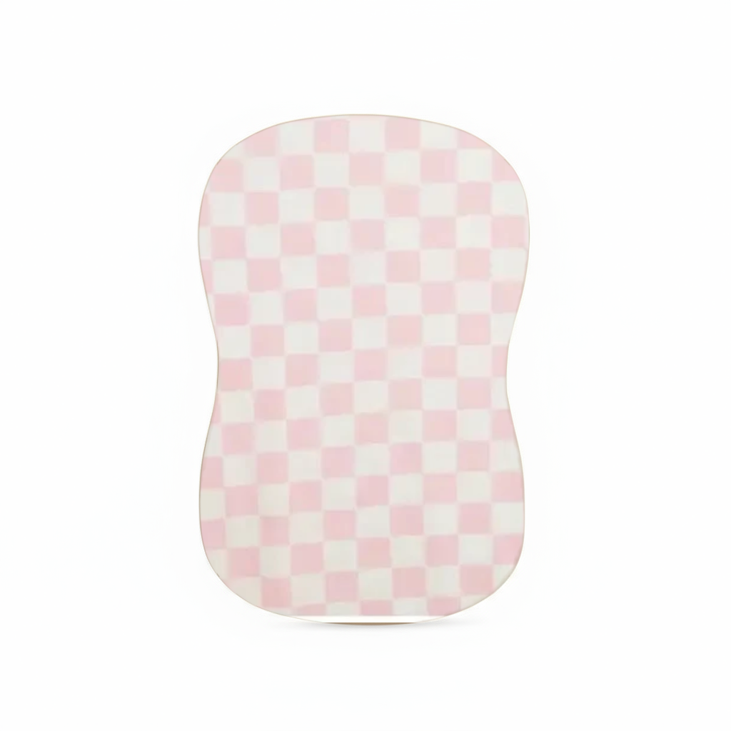 Sugar Checkered Baby Lounger Cover