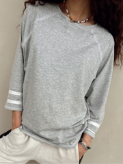 Women’s Baseball Tee – Organic Cotton & Tencel™, Relaxed Fit