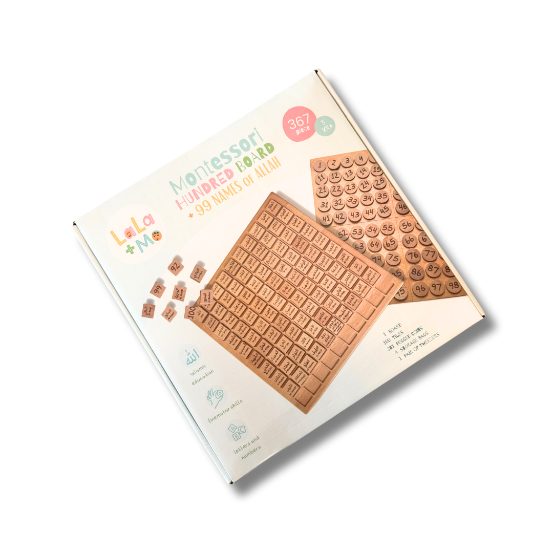 Montessori Hundred Board X 99 Names Of Allah