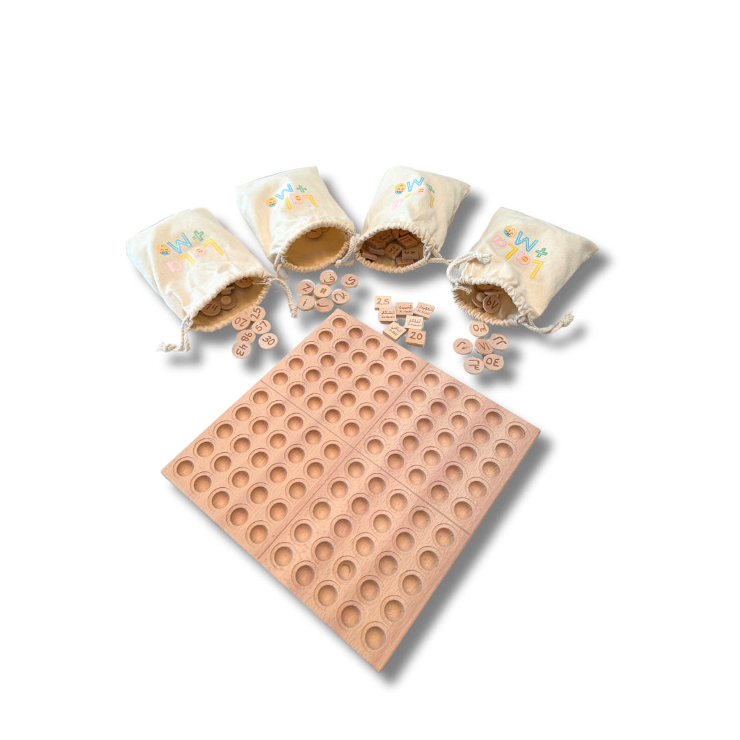 Montessori Hundred Board X 99 Names Of Allah