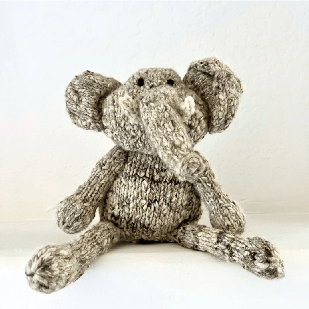 Wool Knit Buddy  | Elliott The Elephant