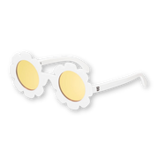 White Daisy Flower I Polarized Yellow Mirrored Lenses