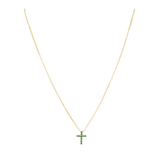 Raya Cz Cross Emerald