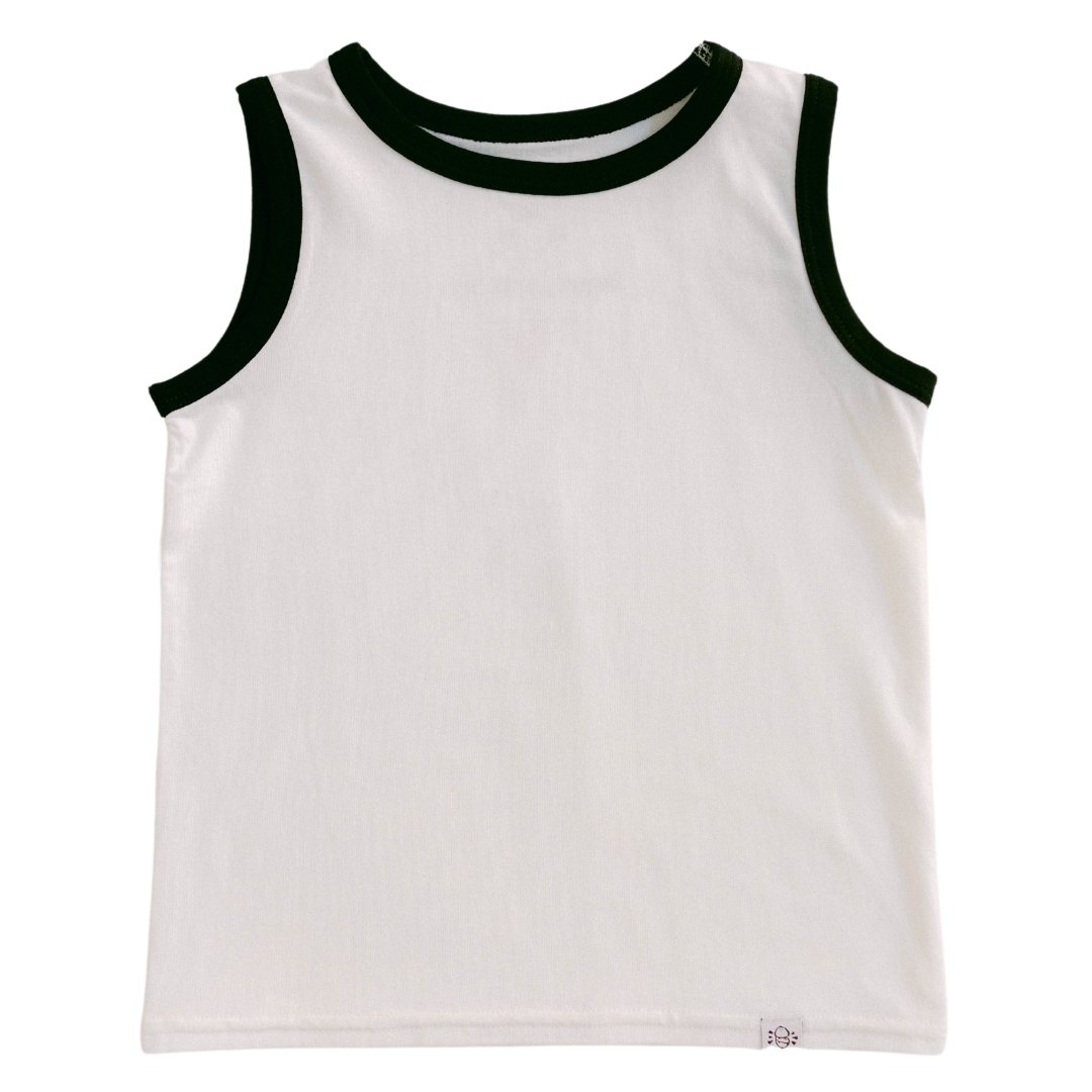 Muscle Tank Top In White