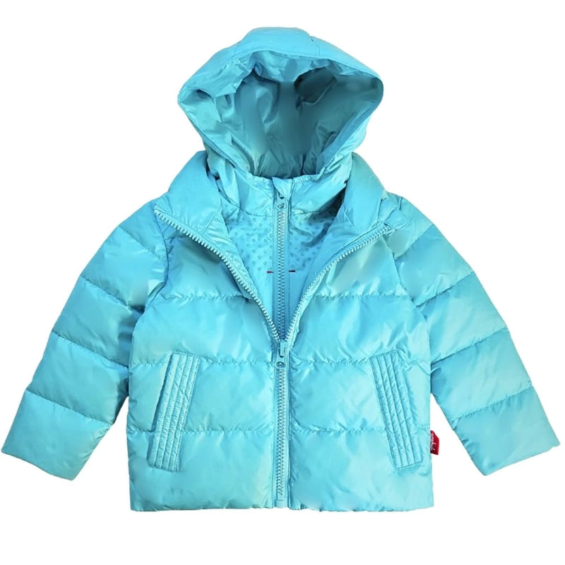Car Seat Coat | The Road Coat Down - Aqua