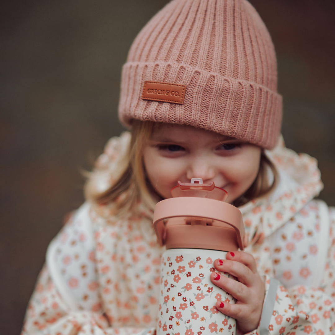 Sip + Chug 2 In 1 Thermo Water Bottle 12 Oz. | Sunset Meadow