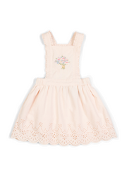 Elea | Corduroy Cotton Anglaise Dress | Primrose