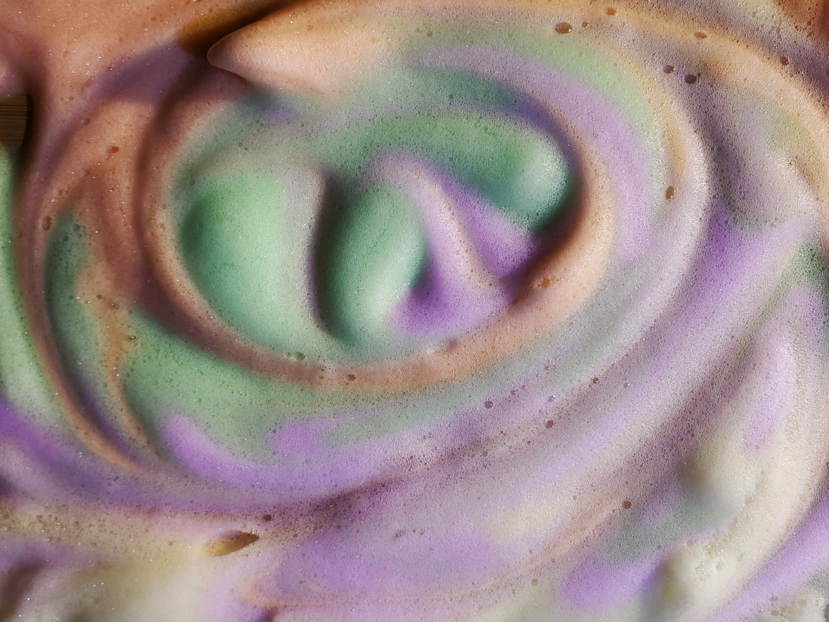 Non-toxic Colorful Foaming Hand Soap For Kids. Green Foam. Lime Scented