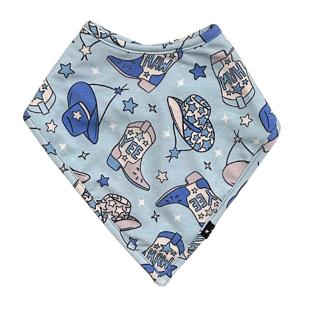 Yee Haw (blue) - Bib