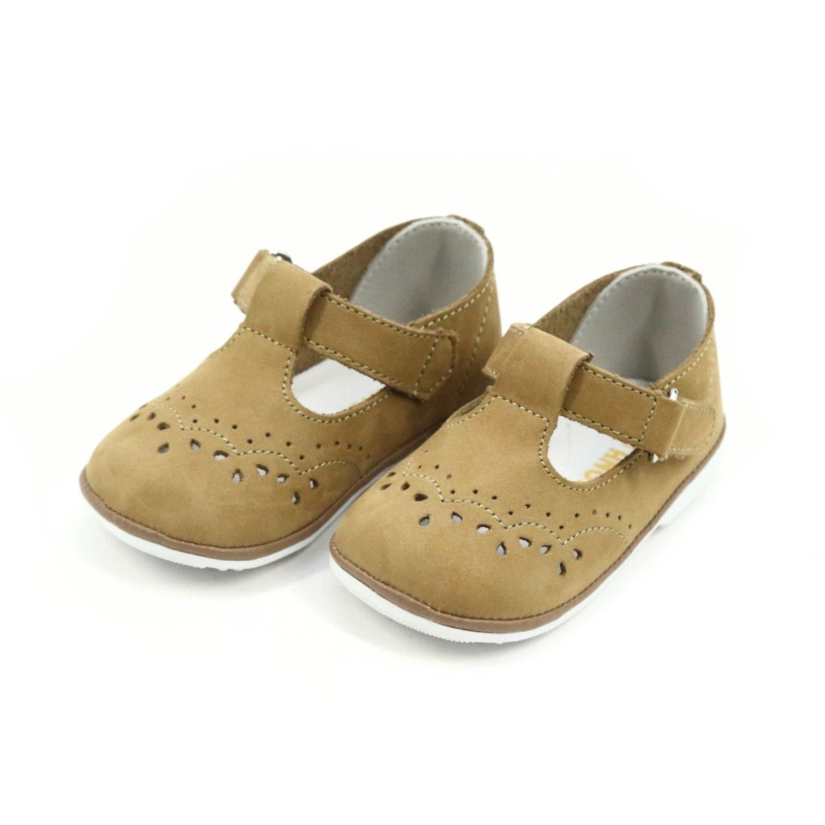Birdie Nubuck Leather T-strap Mary Jane