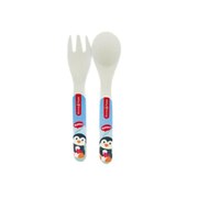 Bamboo Fiber Kids Spoon And Fork Set – Winter Friends |