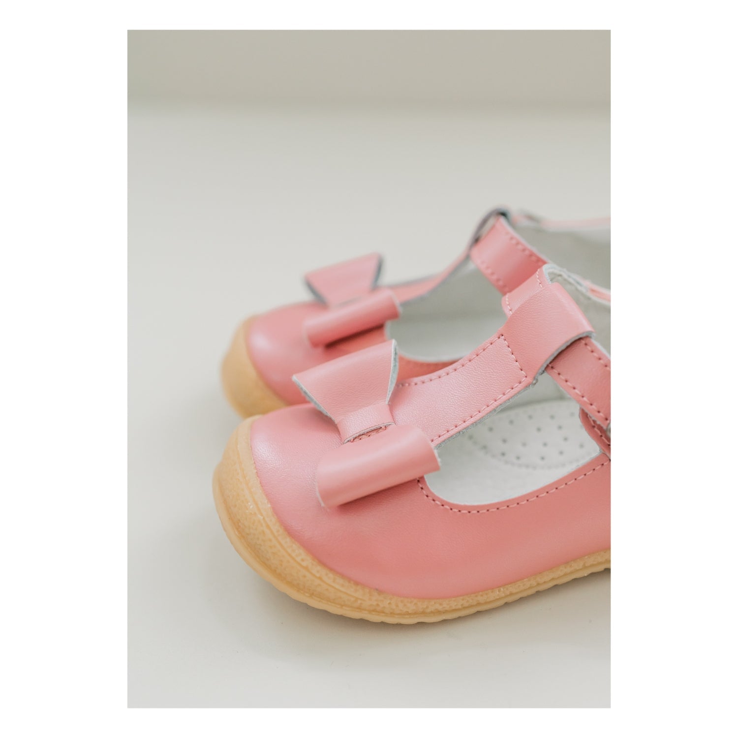 Emma Shimmer Bow T-strap Mary Jane