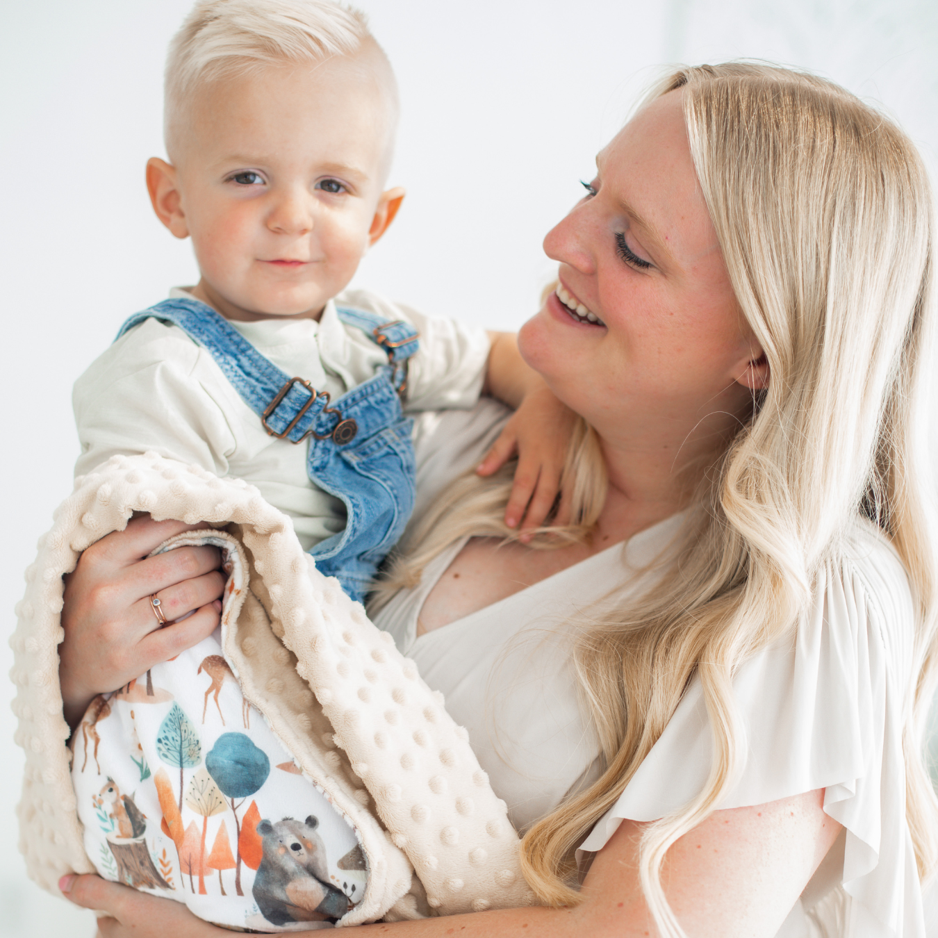 Baby & Toddler Minky Blanket -enchanted Forest