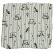 Tee Time Muslin Burp Cloth