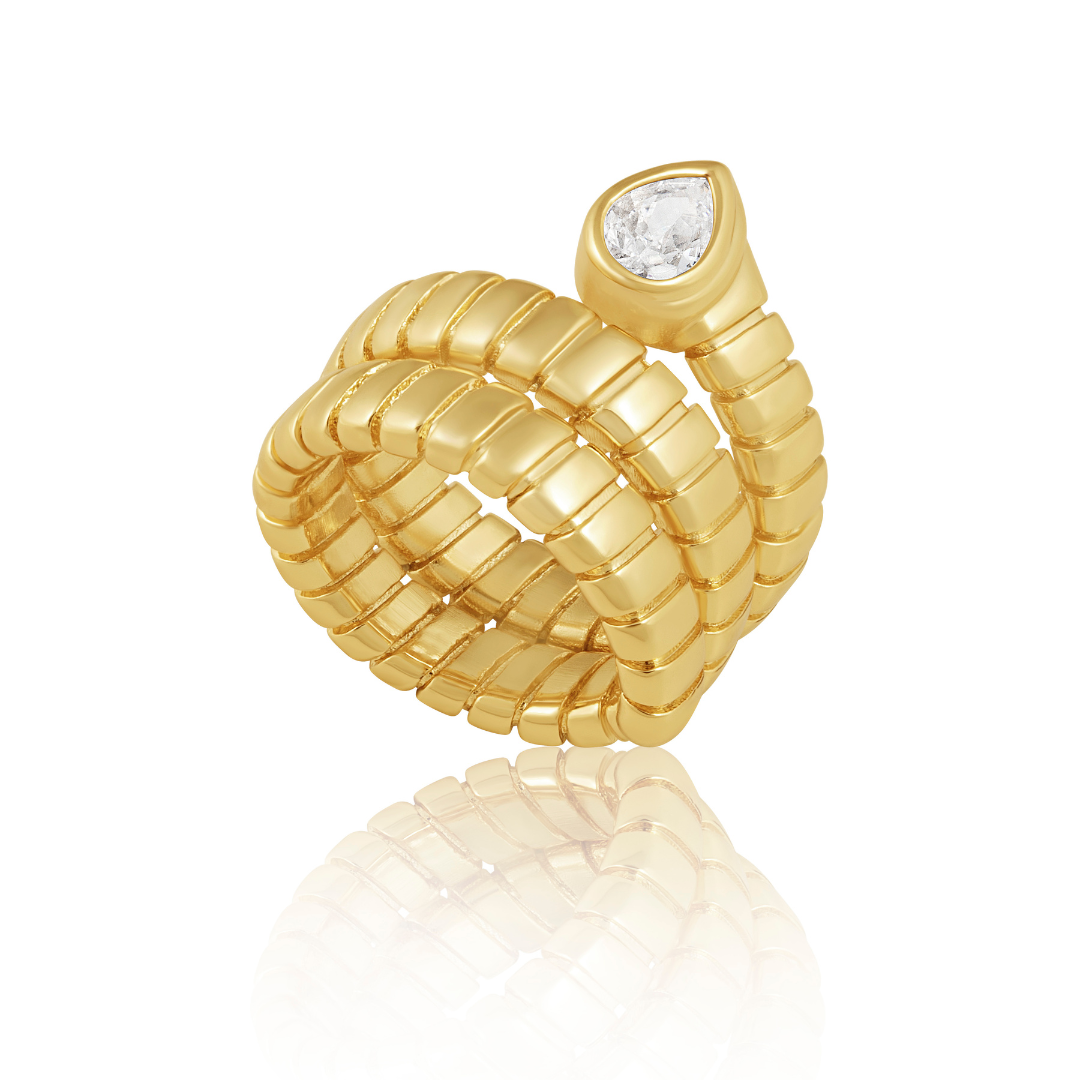Hollyn Wrap Cz Ring