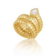 Hollyn Wrap Cz Ring