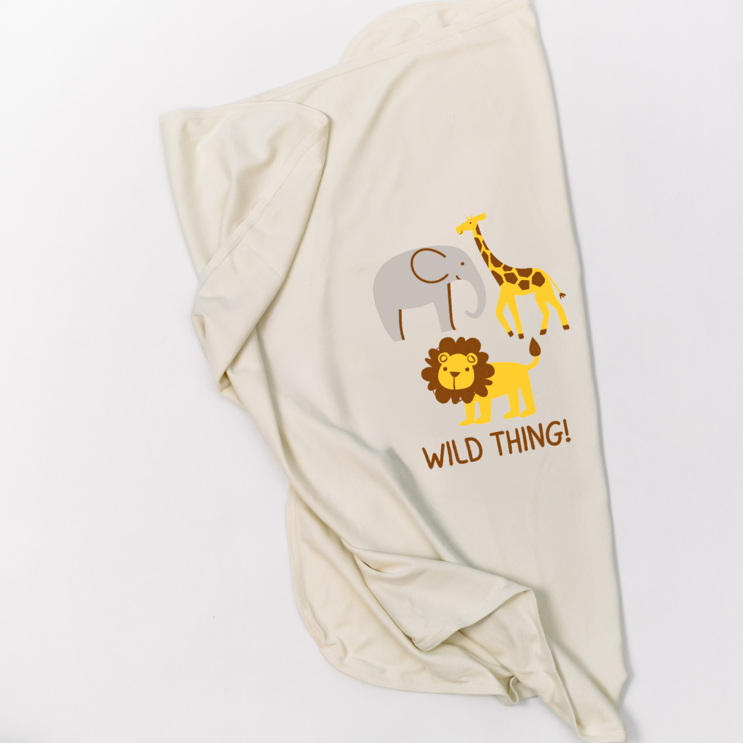 Wild Thing Animal Baby Blanket