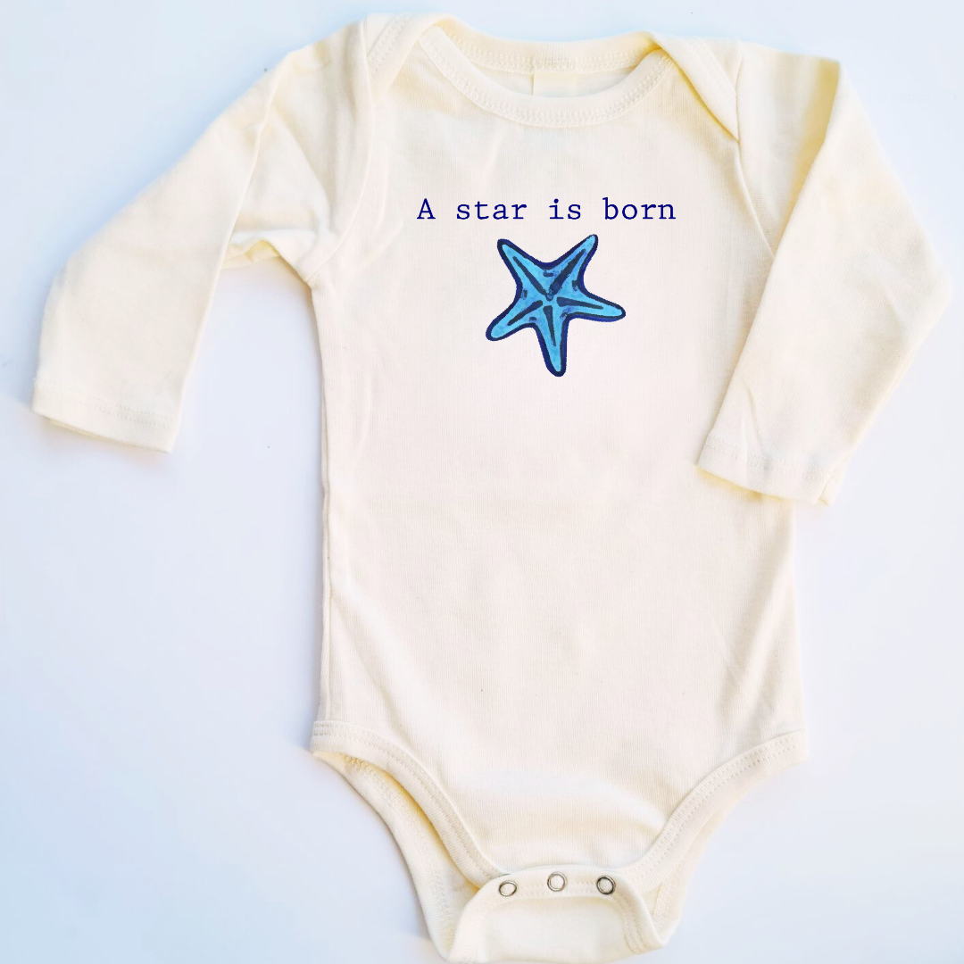 A Star Is Born Long-sleeve Baby Romper